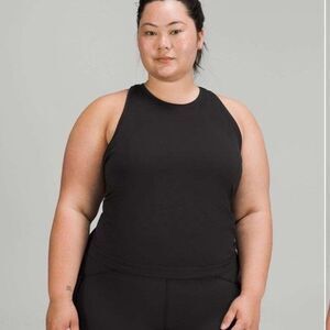 Lululemon Size 14 Swiftly Tech Tank Top High Neck Race Length Black